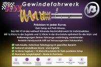 KW V3 Gewindefahrwerk für SKODA Superb 3 3T Limousine VA1041-1200kg 352800AF