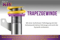 KW V3 Gewindefahrwerk für VW Bora 1J Lim Variant 4WD VA-1030kg Inox 35280031