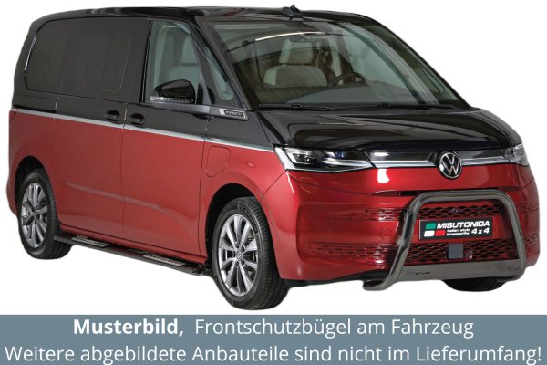 Frontbügel Edelstahl schwarz für VW T7 Multivan 2022 - 63mm Bullbar F,  379,00 €