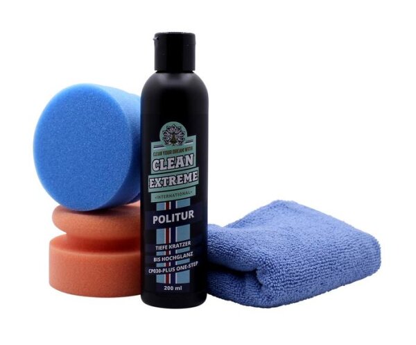 CLEANEXTREME Auto Politur Set Hand Polier Pad Lack polieren Kratzer entfernen