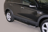Trittbretter Schwellerrohre für CHEVROLET Captiva KLAC 2011> Edelstahl Ø50mm