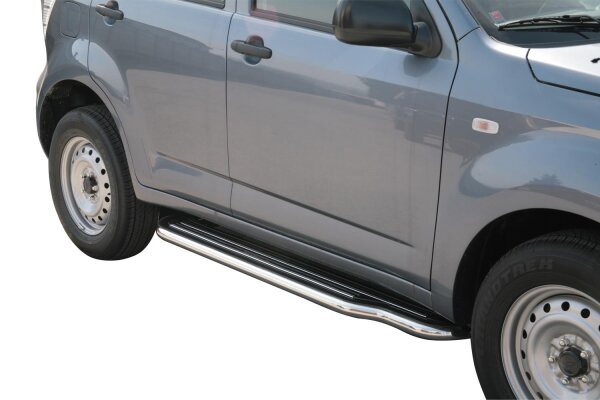 Trittbretter Schwellerrohre für DAIHATSU Terios J2 2009> Edelstahl Ø50mm