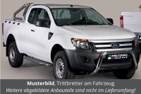 Trittbretter Schwellerrohre für FORD Ranger Super Cab 2AB 2012 > Edelstahl Ø50mm