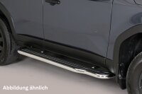 Trittbretter Schwellerrohre für LAND ROVER Defender LD 110 Edelstahl Ø50mm mit TÜV