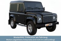 Trittbretter Schwellerrohre für LAND ROVER Defender LD 90 Edelstahl Ø50mm TÜV