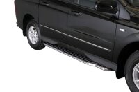 Trittbretter Schwellerrohre für SSANGYONG Actyon Sports CK 2012> Edelstahl TÜV