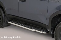 Trittbretter Schwellerrohre für SSANGYONG Rexton RJ 2006-17 Edelstahl Ø50mm