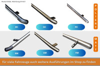 Schwellerrohre mit ABE für VW Caddy 2K SA 2004/2015-2021 Poliert L1 GC