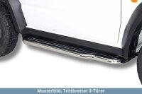 Trittbretter Schwellerrohre für TOYOTA Land Cruiser J15 150 3-Türer Edelstahl Ø50mm