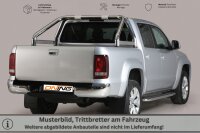 Trittbretter Schwellerrohre für VOLKSWAGEN Amarok 2H 2010> Edelstahl Ø50mm TÜV