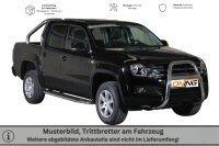 Trittbretter Schwellerrohre für VOLKSWAGEN Amarok 2H 2010> Edelstahl Ø50mm TÜV
