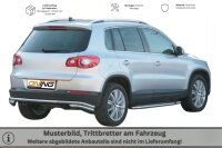 Trittbretter Schwellerrohre für VOLKSWAGEN Tiguan 5N Bj. 2008-11 Edelstahl Ø50mm TÜV
