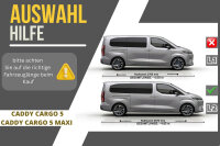 Schwellerrohre mit ABE für VW Caddy Cargo Maxi 5 SB 2021+ Matt GM