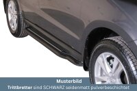 Trittbretter SCHWARZ für HYUNDAI Santa Fe CM 2010-12...