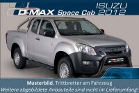 Trittbretter SCHWARZ für ISUZU D-Max Space Cab 2012...