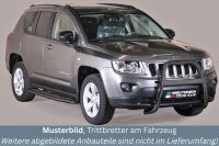 Trittbretter SCHWARZ für JEEP Compass PK 2011>...