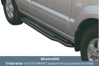 Trittbretter SCHWARZ für KIA Sorento JC 2006-08...