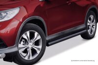Schwellerrohre Schwarz Matt passend für HONDA CRV...