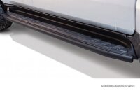 Schwellerrohre Schwarz Matt passend für TOYOTA LAND...