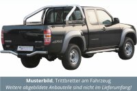 Trittbretter SCHWARZ für MAZDA BT50 Doppelkabine CD 2007> Edelstahl Ø50mm m.TÜV