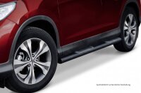 Schwellerrohre Schwarz Matt passend für HONDA CRV...