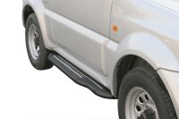 Trittbretter SCHWARZ für SUZUKI Jimny FJ 1998-2012...