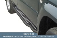 Trittbretter SCHWARZ für TOYOTA Land Cruiser KDJ 120...