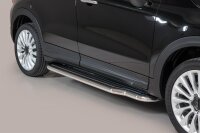 Trittbretter Schwellerrohre für Fiat 500X Edelstahl...