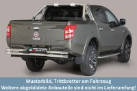 Trittbretter Schwellerrohre für Fiat Fullback Doppelkabine 2016> Edelstahl Ø50mm