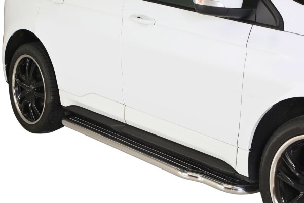Trittbretter Schwellerrohre für FORD Edge ab Bj. 2016> Edelstahl Ø50mm