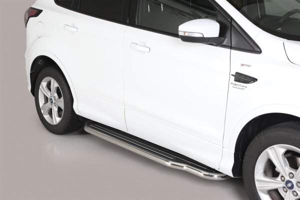Trittbretter Schwellerrohre für FORD Kuga Bj. 2017-2019 Edelstahl Ø50mm