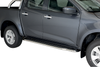 Trittbretter für ISUZU D-Max Bj.2020- Doppelkabine Edelstahl Ø50mm mit TÜV