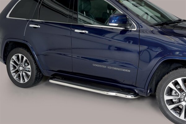 Trittbretter für JEEP Grand Cherokee WK2 ab Bj.2014> Edelstahl Ø50mm
