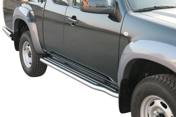 Trittbretter für MAZDA BT50 Freestyle UN Bj.2007-12 Edelstahl Ø50mm