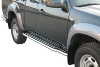 Trittbretter für MAZDA BT50 Freestyle UN Bj.2007-12 Edelstahl Ø50mm