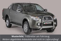 Trittbretter für MITSUBISHI L200 Club Cab Bj. 2015-18 Edelstahl Ø50mm