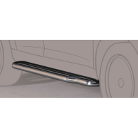 Trittbretter Schwellerrohre für PEUGEOT 4007 Bj.2008- Edelstahl Ø50mm