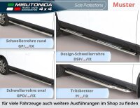 Trittbretter Schwellerrohre für PEUGEOT 4007 Bj.2008- Edelstahl Ø50mm