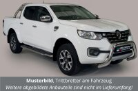 Trittbretter Schwellerrohre für RENAULT Alaskan Edelstahl Ø50mm