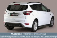Trittbretter SCHWARZ für FORD Kuga Bj. 2017-2019 Edelstahl Ø50mm mit TÜV