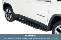 Trittbretter SCHWARZ für JEEP Compass ab Bj. 2017-...