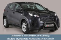 Trittbretter SCHWARZ für KIA Sportage QL ab Bj....