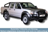 Trittbretter SCHWARZ für NISSAN Navara D22...