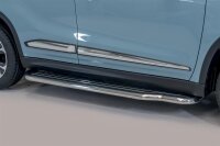 Trittbretter SCHWARZ für SUZUKI Vitara LY Facelift Bj.2019- Edelstahl mit TÜV
