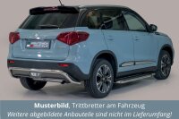 Trittbretter SCHWARZ für SUZUKI Vitara LY Facelift Bj.2019- Edelstahl mit TÜV