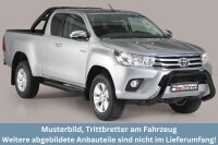 Trittbretter SCHWARZ für TOYOTA HiLux Extra Cab ab...