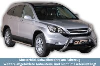 Schwellerrohre mit Tritt für HONDA CR-V RE7 2010-12 Facelift V2A Ø76mm mit TÜV