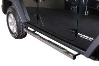 Schwellerrohre mit Tritt für JEEP Wrangler JK 5...
