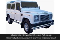 Schwellerrohre mit Tritt für LAND ROVER Defender LD...