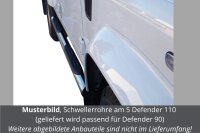 Schwellerrohre mit Tritt für LAND ROVER Defender LD...